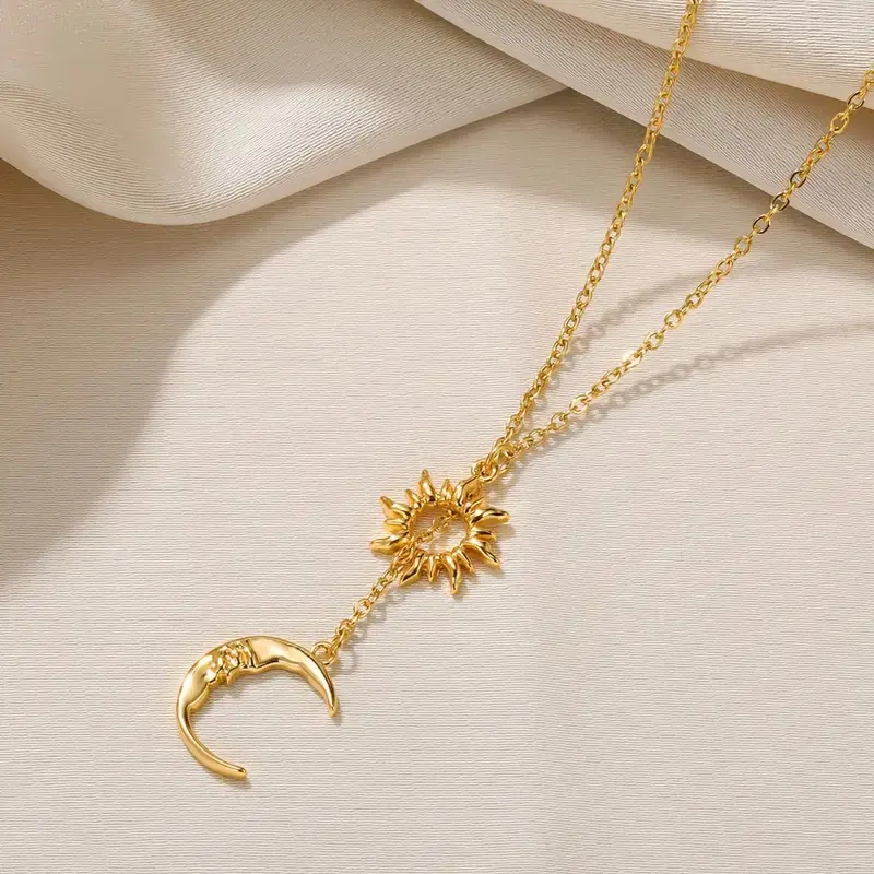 For Friends - Sun & Moon necklace