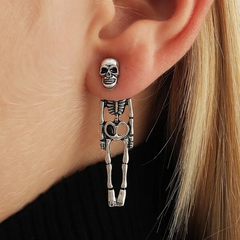 Skull Skeleton Earrings