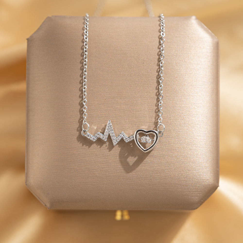 For Wife - You Are The Beat Of My Heart Heart Beating Necklace