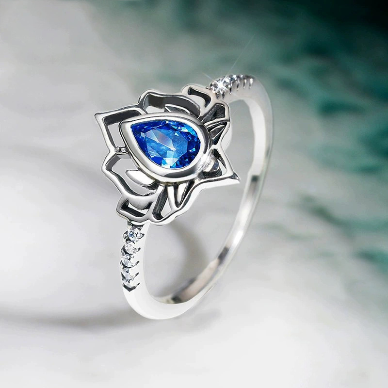 Fuck It and Begin Again Lotus Ring