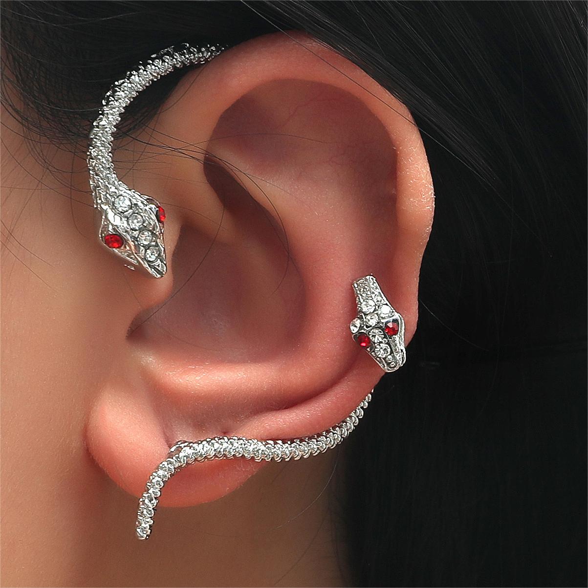 Snake Bone Earrings