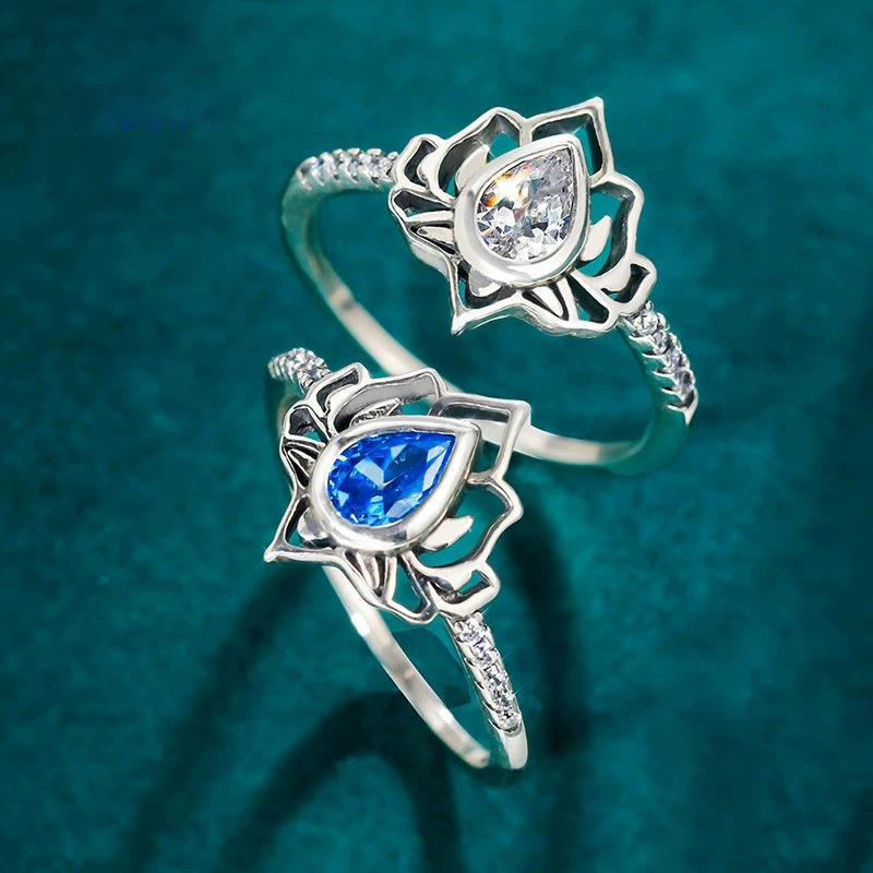 Fuck It and Begin Again Lotus Ring