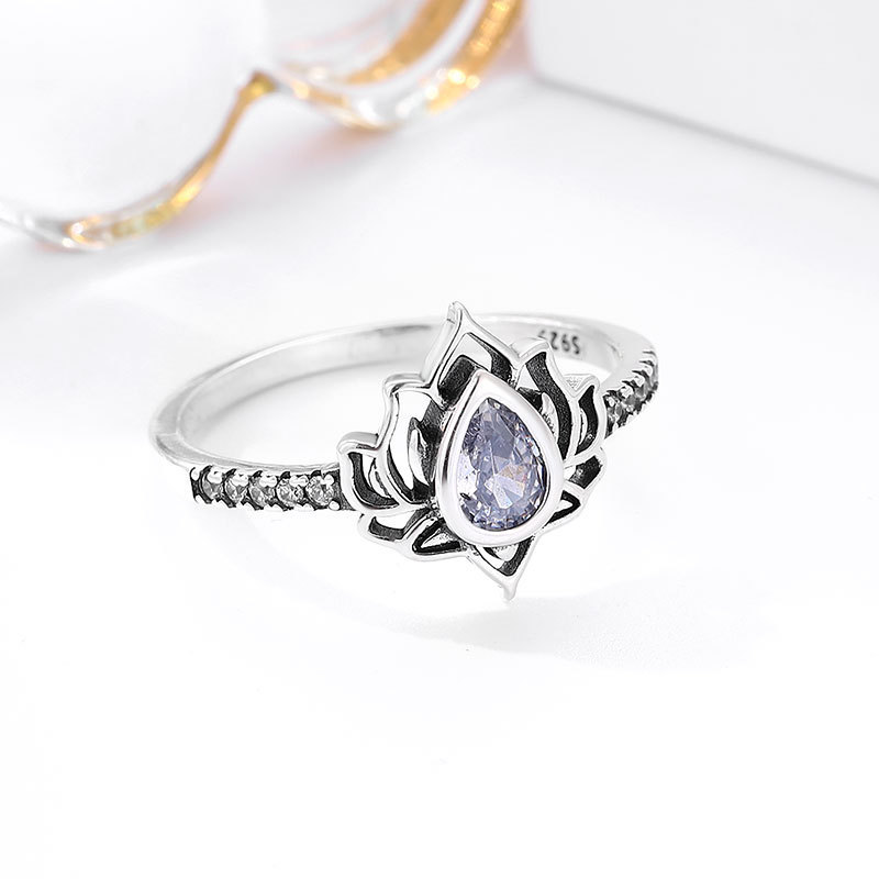 Fuck It and Begin Again Lotus Ring