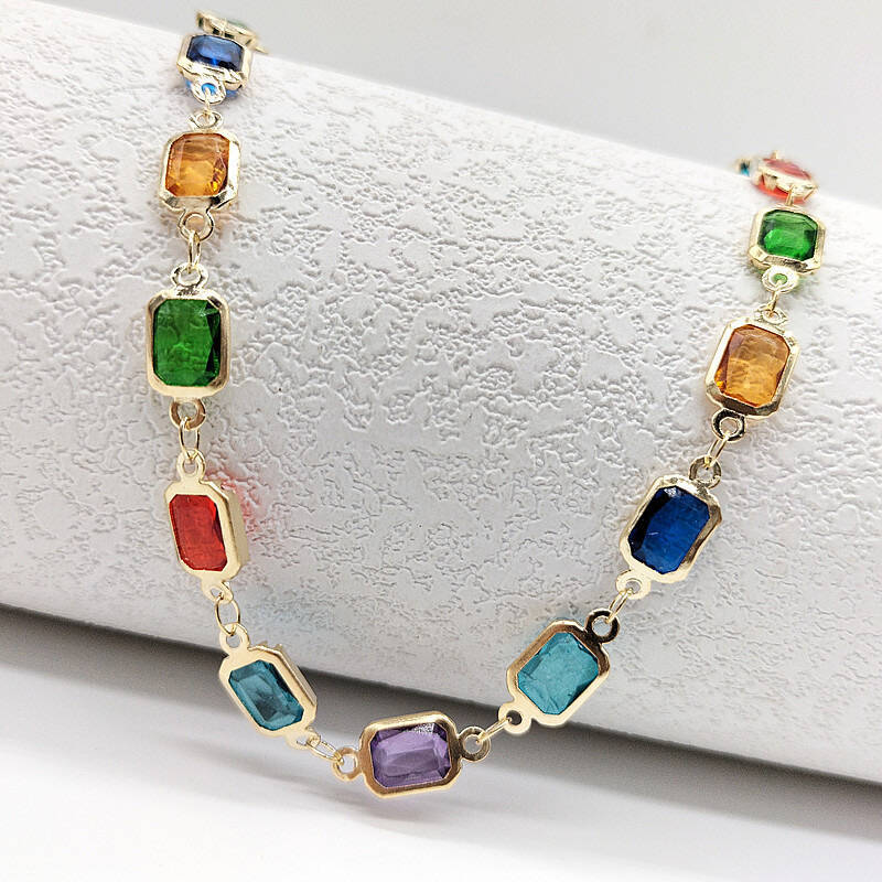 Colorful Crystal Necklace