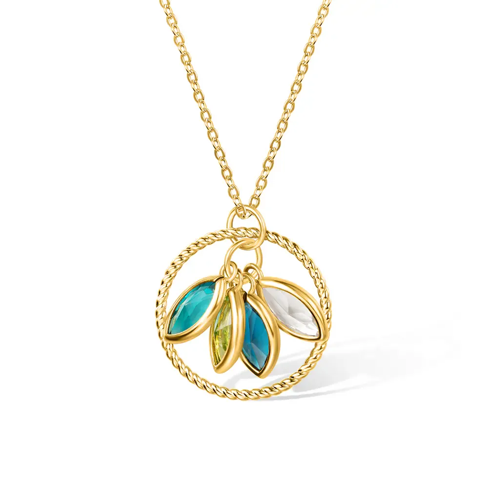 Custom Mother’s Birthstone Necklace