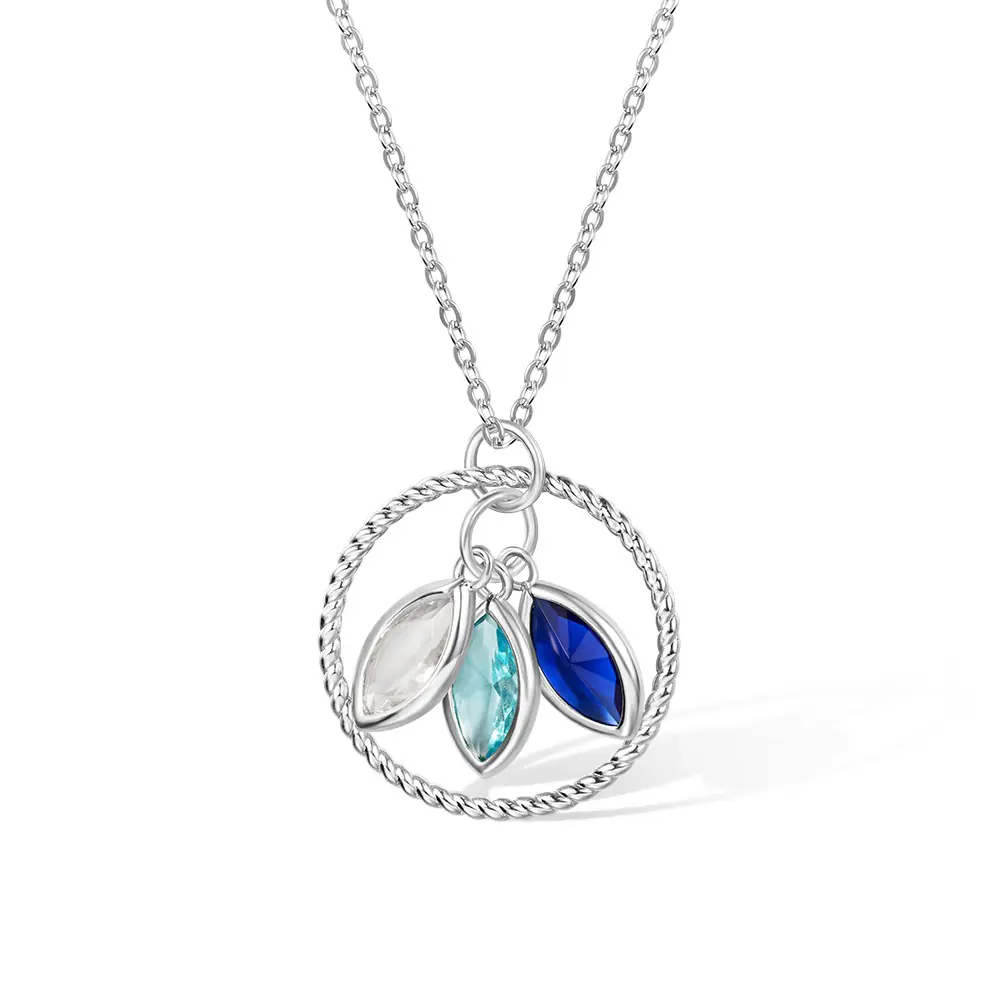 Custom Mother’s Birthstone Necklace
