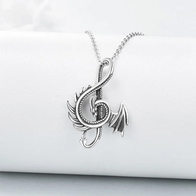I’m Strong As Fuck Dragon Necklace