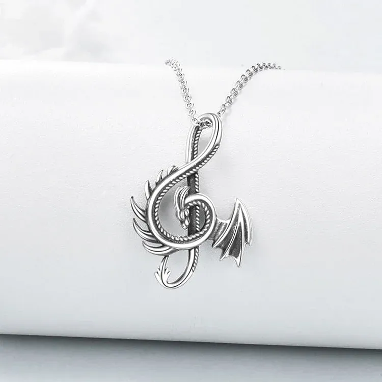 I’m Strong As Fuck Dragon Necklace