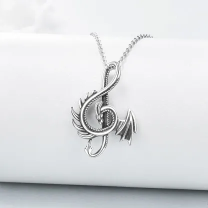 I’m Strong As Fuck Dragon Necklace