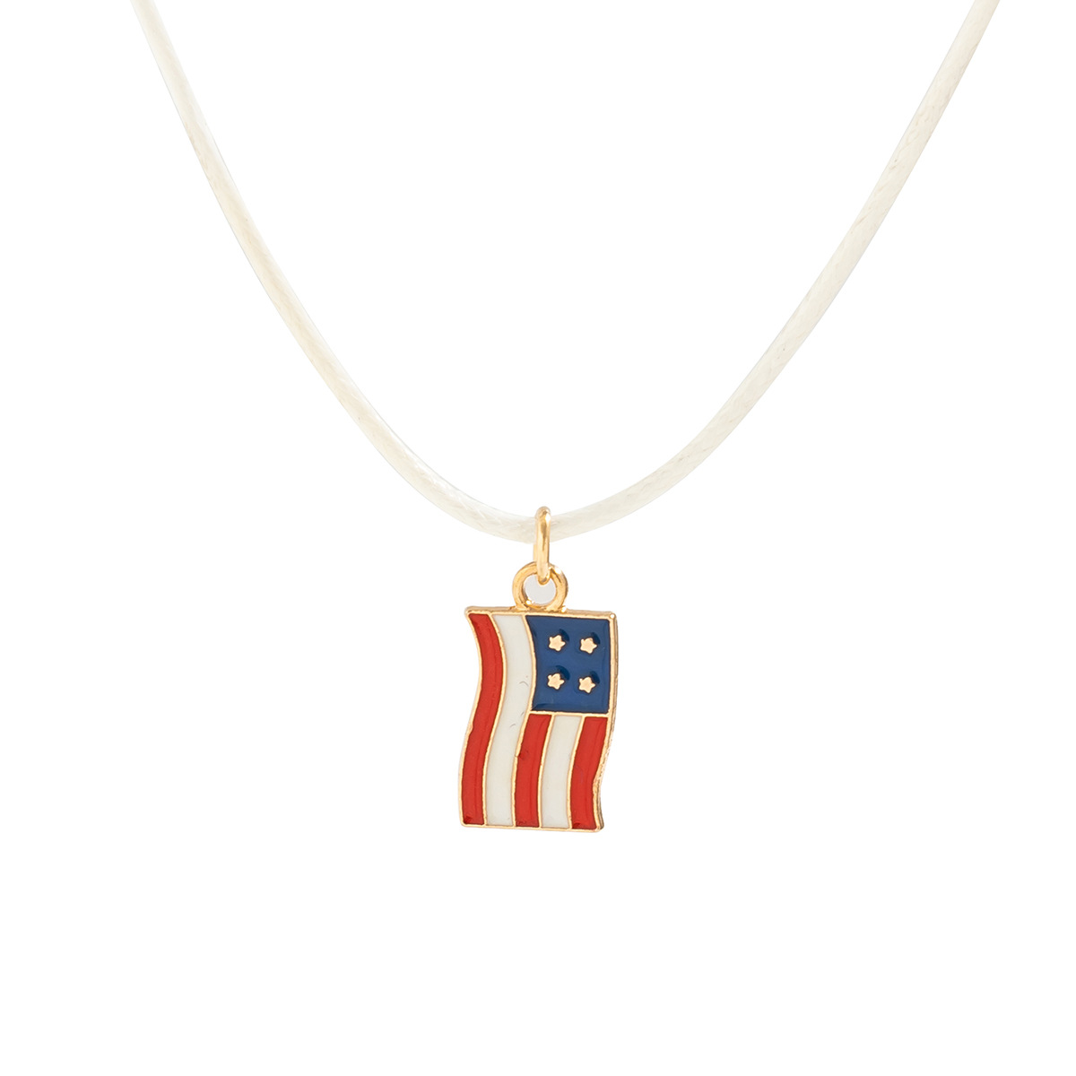 US Flag Necklace