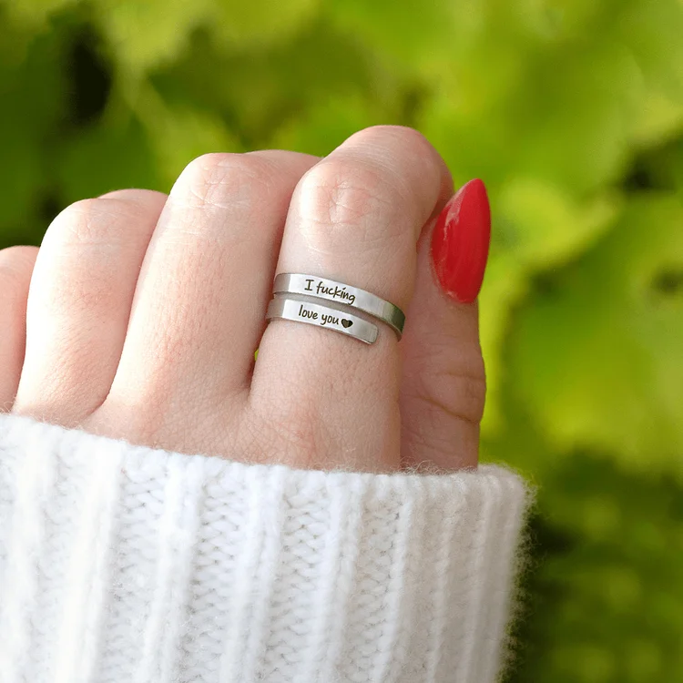 For Love - I Fucking Love You Ring