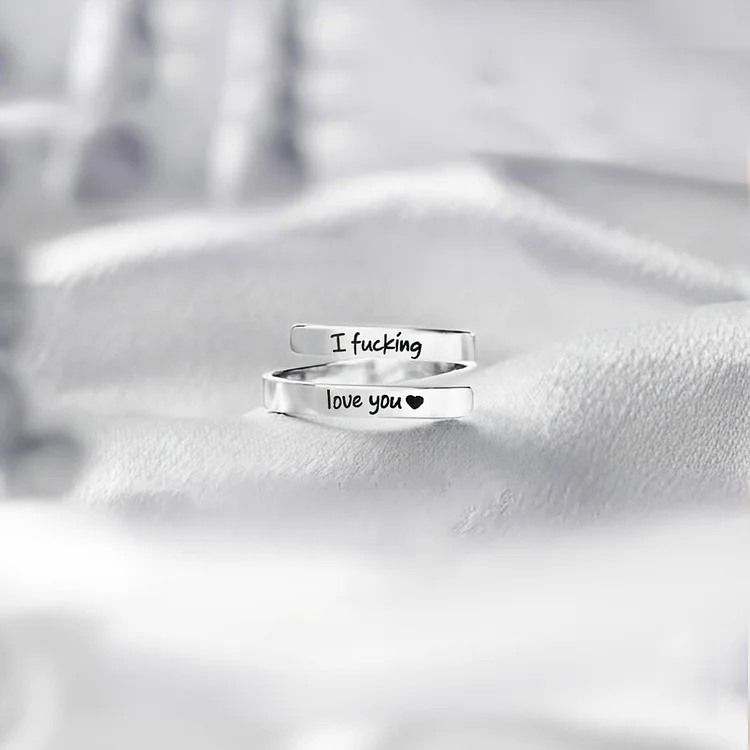 For Love - I Fucking Love You Ring