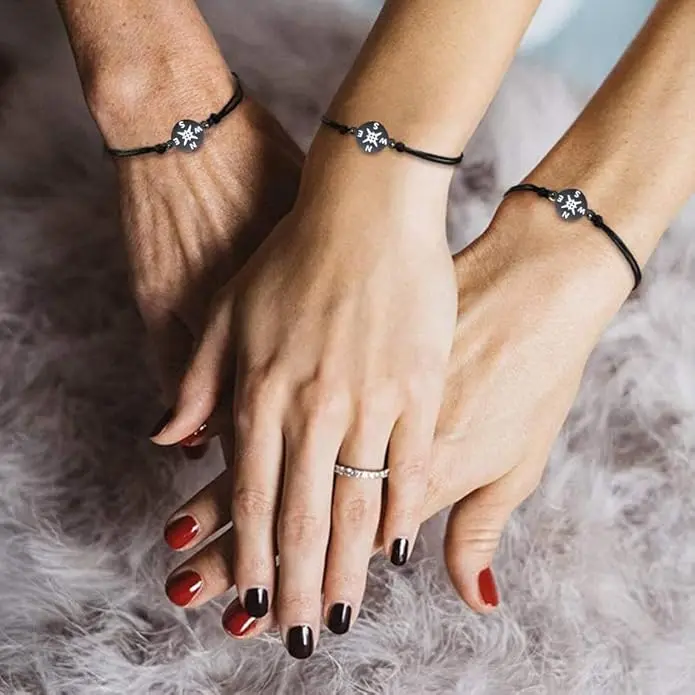 The Adventure Begins Compass Bracelet