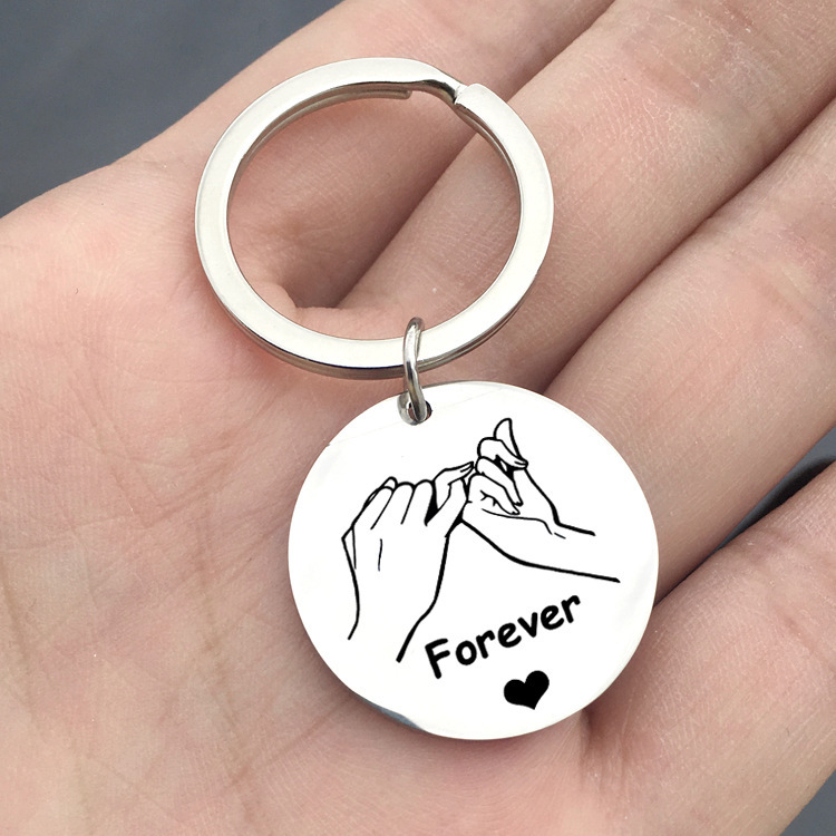 Pinky Promise Forever Keychain