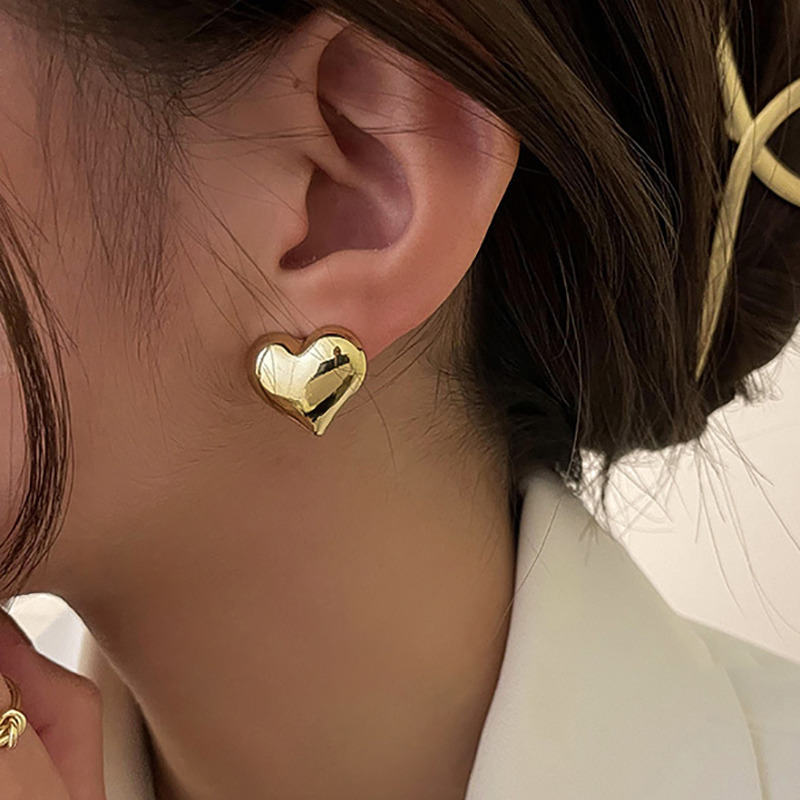 Bold Heart Earrings
