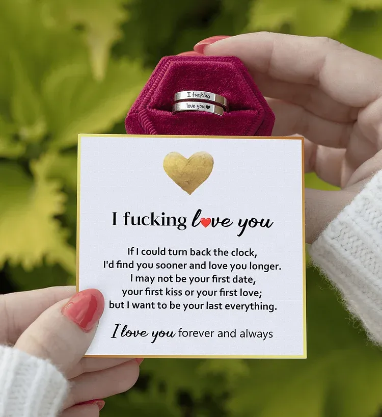 For Love - I Fucking Love You Ring