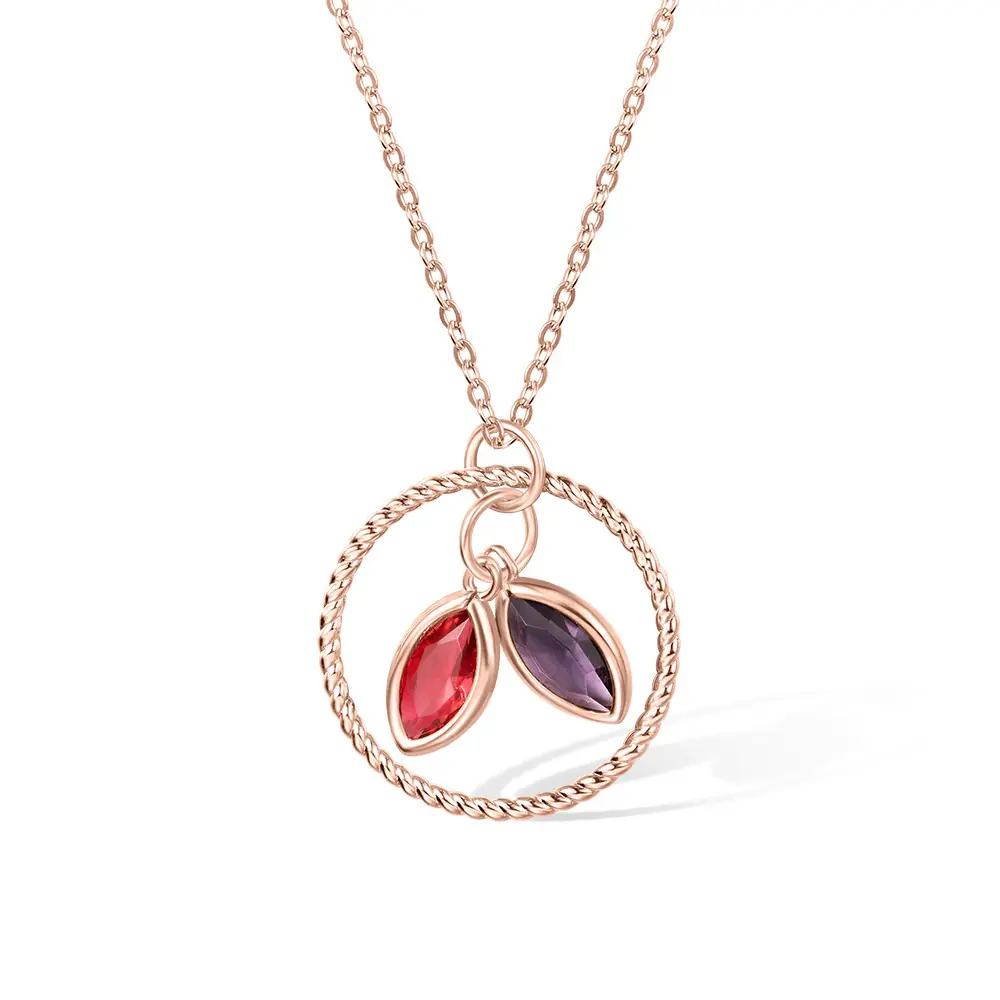 Custom Mother’s Birthstone Necklace