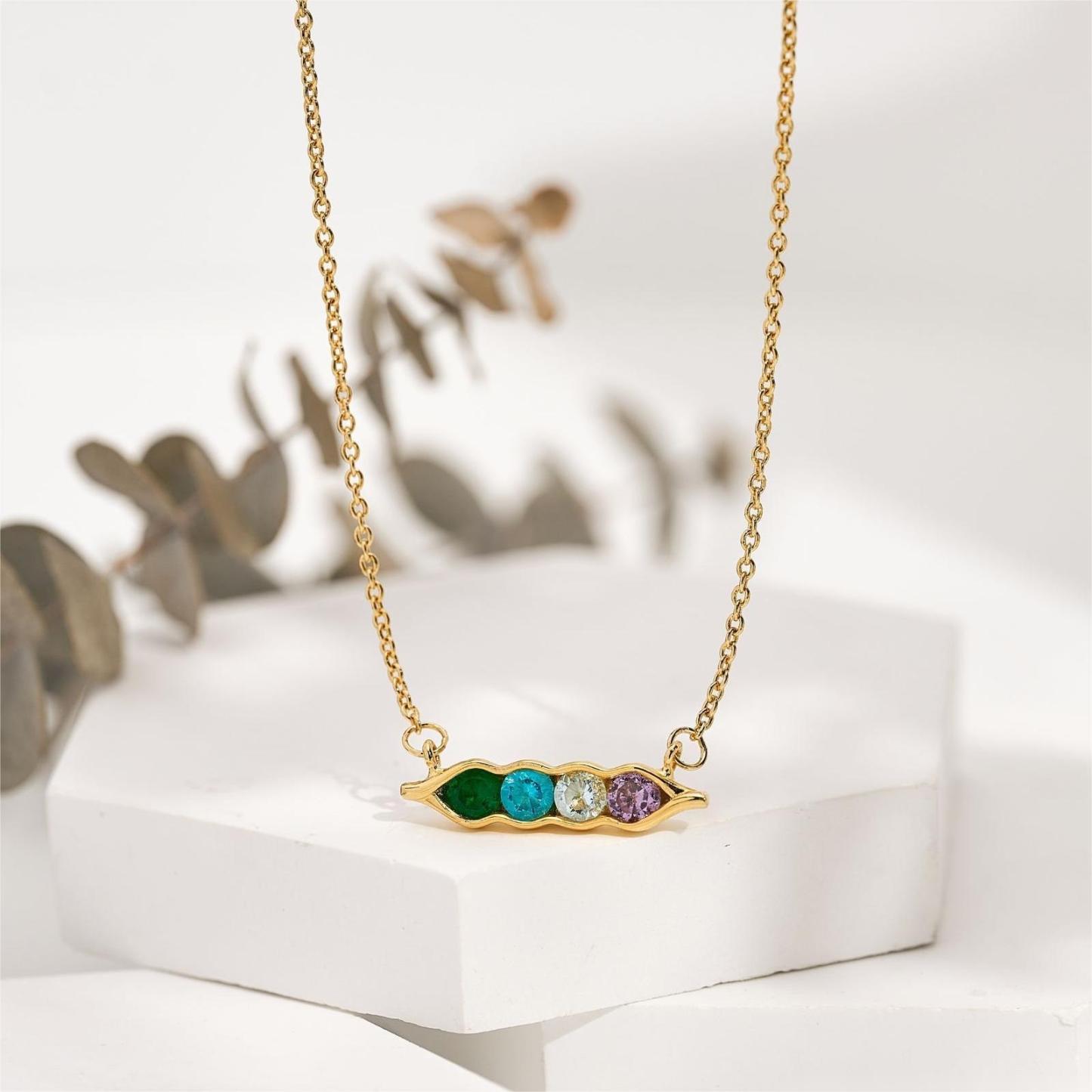  Peanut Birthstone Custom Bracelet