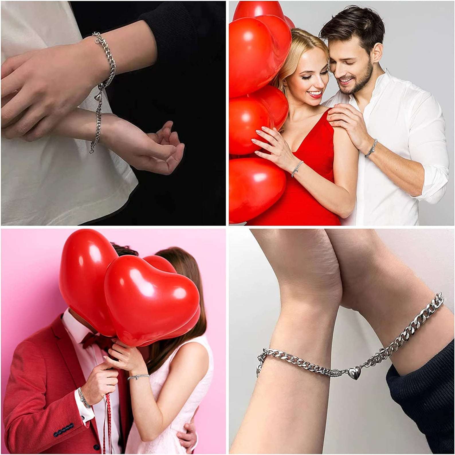 For Love - Magnetic Matching Chain Bracelet