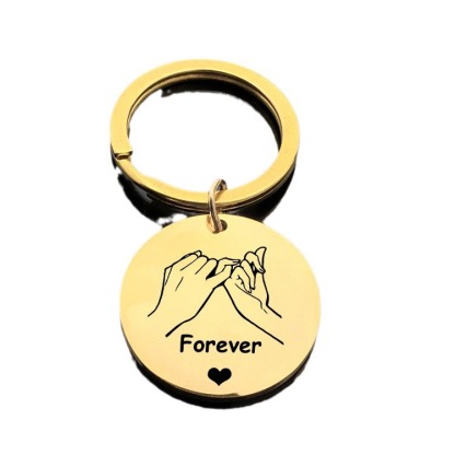 Pinky Promise Forever Keychain