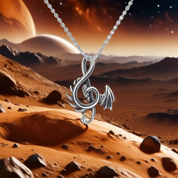 I’m Strong As Fuck Dragon Necklace