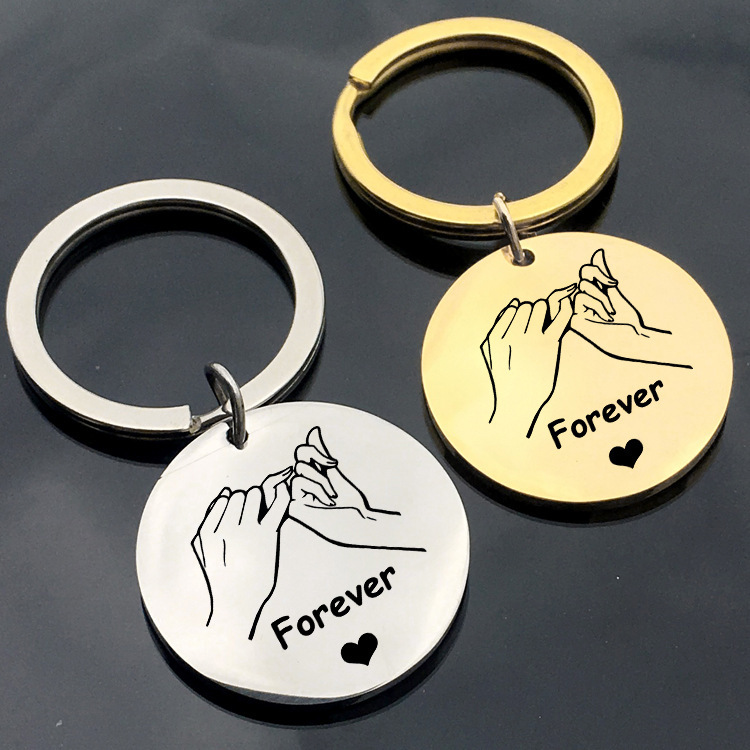 Pinky Promise Forever Keychain