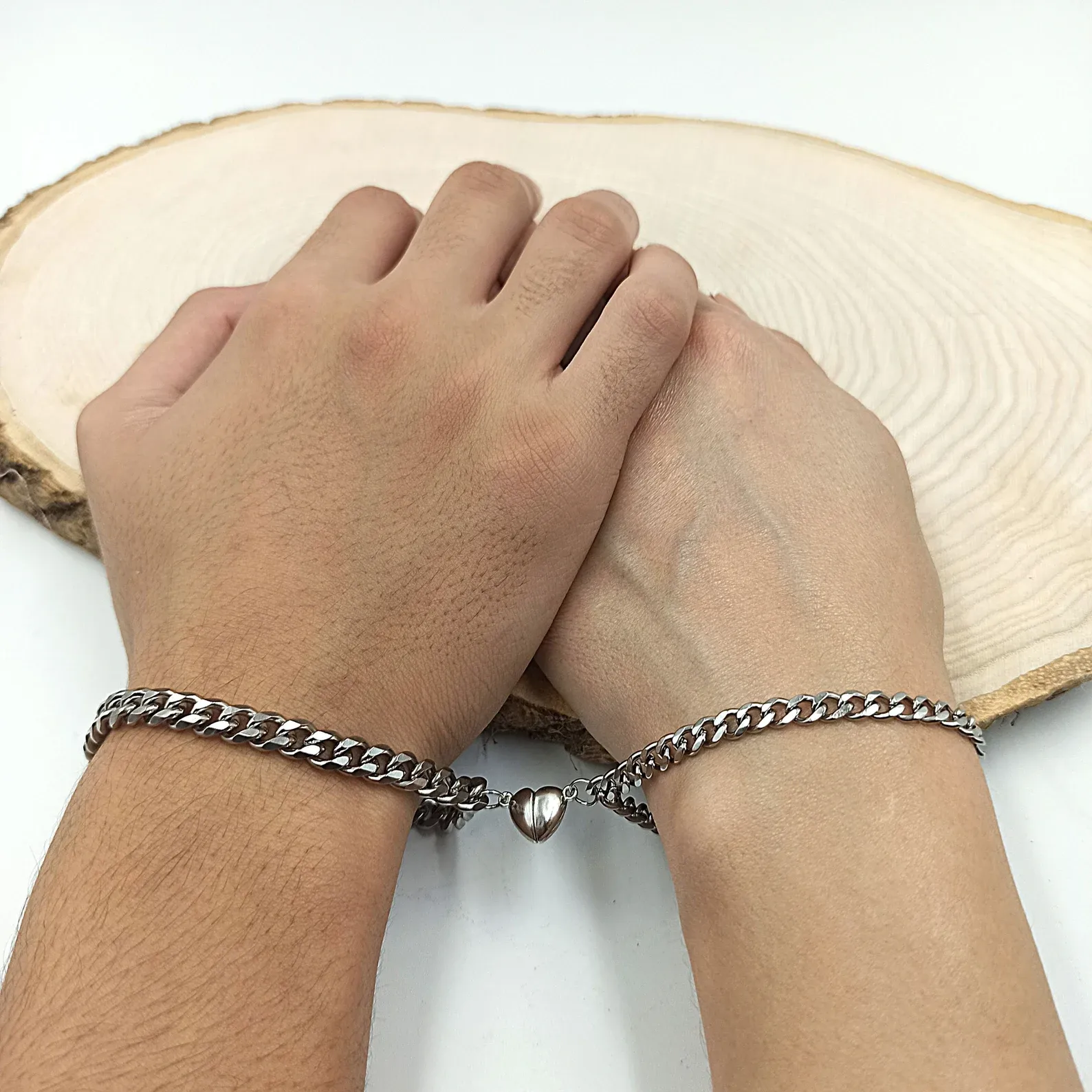 For Love - Magnetic Matching Chain Bracelet