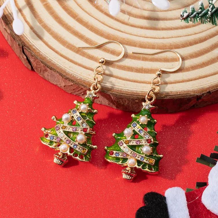 Christmas Tree Earrings