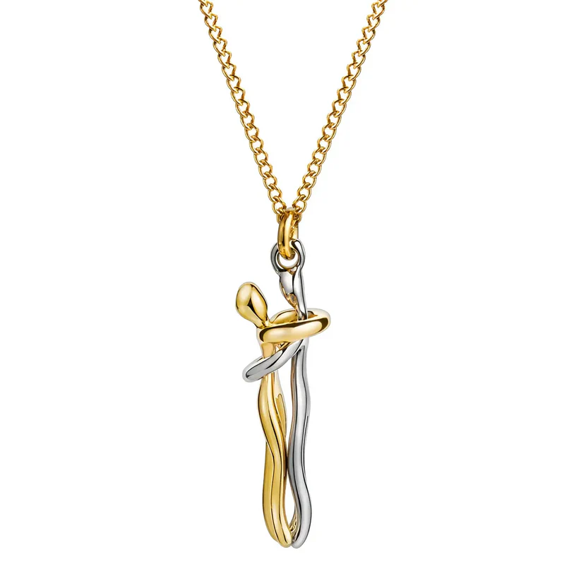 For Love - I Had You & You Had Me Hug Couple Necklace