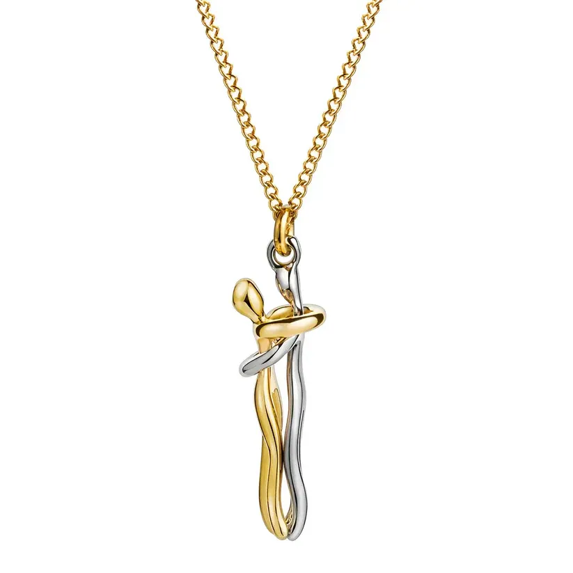 For Love - I Had You & You Had Me Hug Couple Necklace