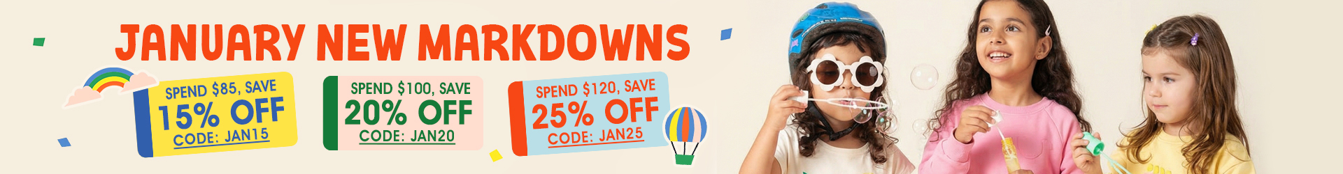 January Markdowns