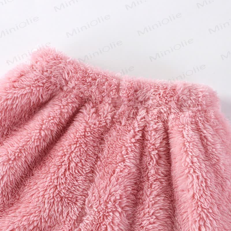 Toddler Warm Plush Hoodie Pants Pyjama Set - image 9