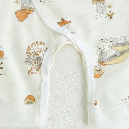 Baby Newborn Fox Kimono Seamless Romper - image 4