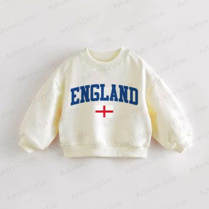 ENGLAND Baby Toddler Cream Sweatshirt - Cream - 3-5T - image 1