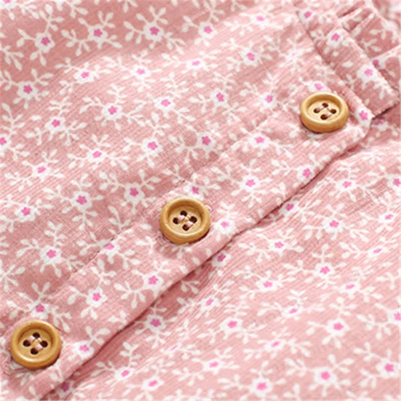 Toddler Vintage-inspired Pink Flower Dress - image 6