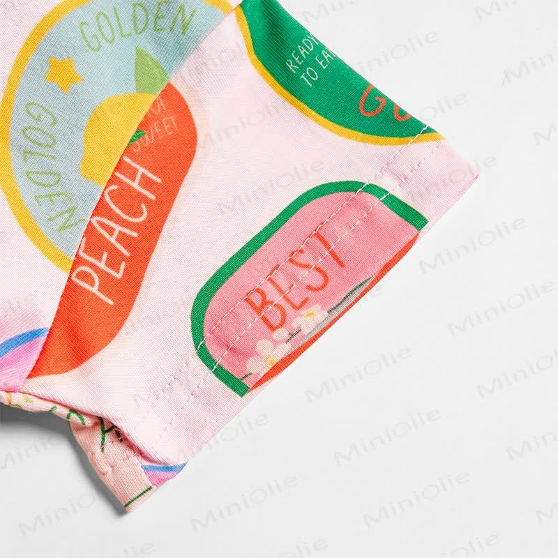 Baby Toddler Girl Fruit Labels 2-piece Set - image 4