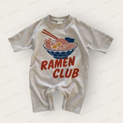 RAMEN CLUB Baby Grey Romper - Warm Grey - 18-24M - image 1