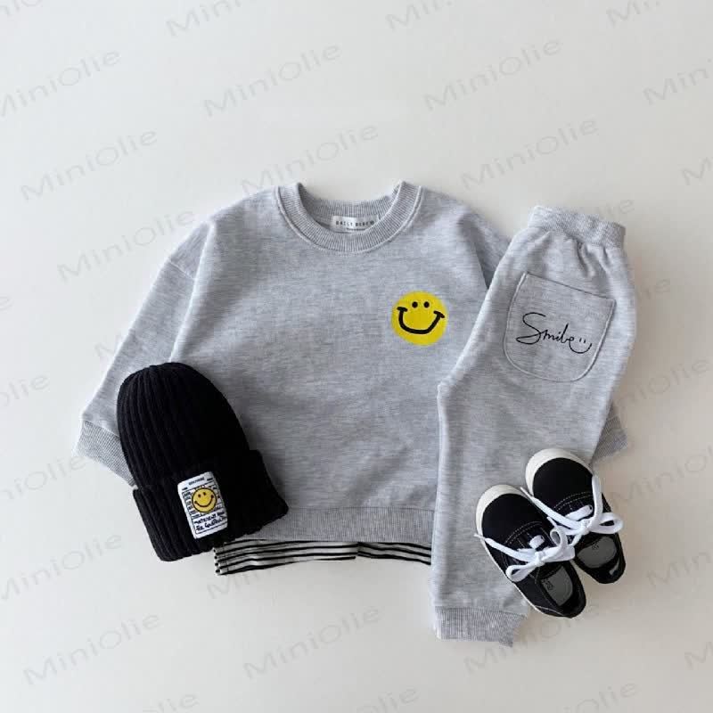 SMILE Baby Loose 2 Pieces Set - Grey - 3-5T - image 8