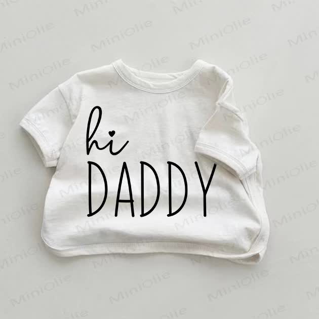 HI DADDY Baby White T-shirt - White - 18-24M - image 1