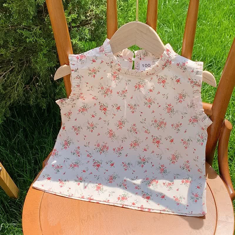 Kid Girl Roses Printed Tank Top - image 15