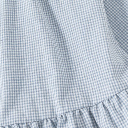 Toddler Blue Plaid Sleeveless Dress - image 9