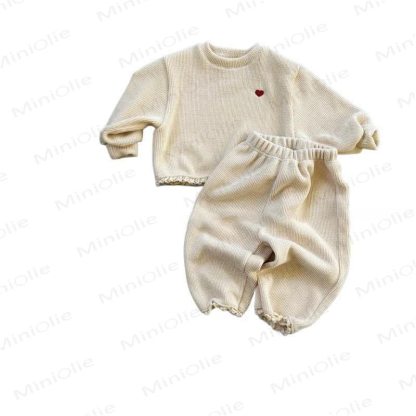 Baby Toddler Heart Flower 2-piece Set - image 7