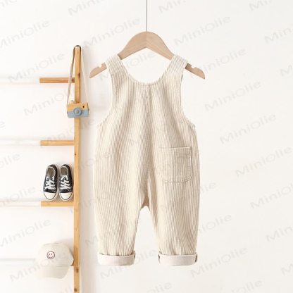Toddler Dachshund Pocket Corduroy Overalls - image 3