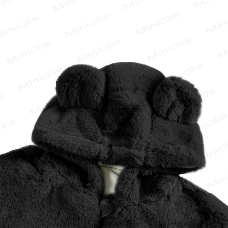 Toddler Solid Color Fleece Hooded Jacket - image 18