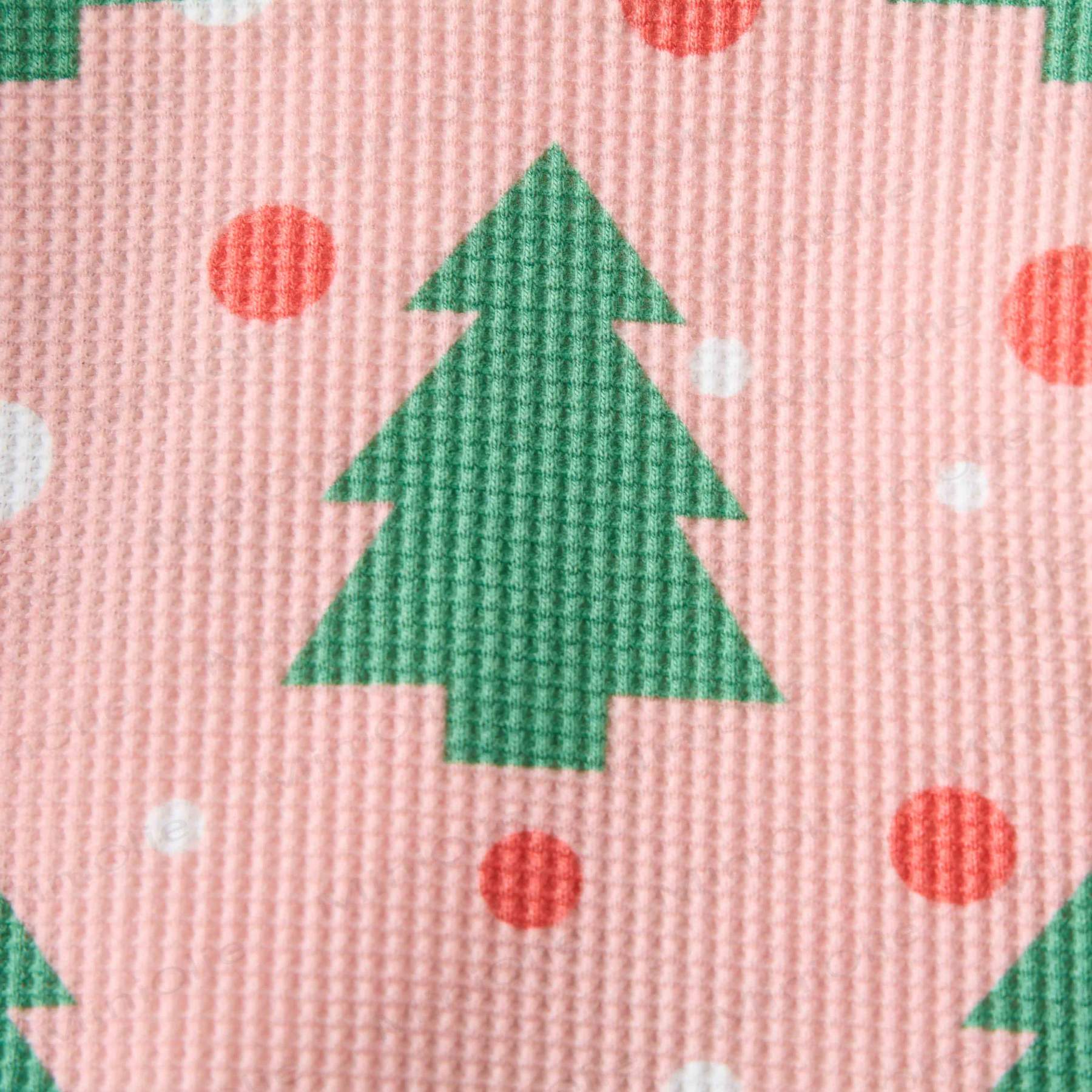 Baby Waffle Christmas Tree Sweatshirt 2-piece Set - image 4