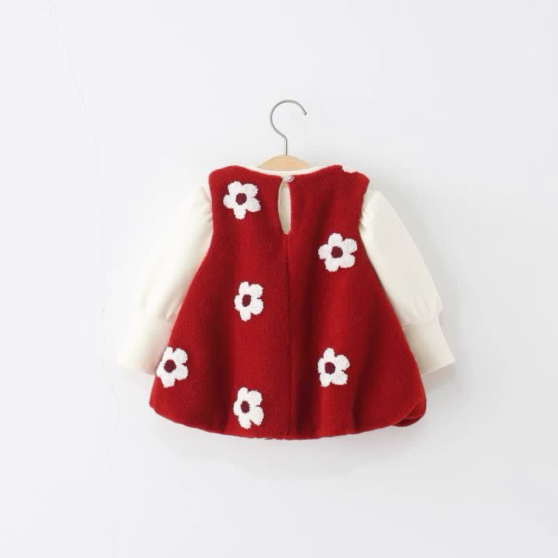 Baby Girl Flower Bow Sleeveless Dress - image 3