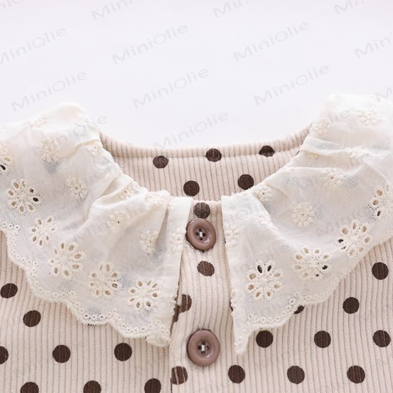 Baby Toddler Girl Flower Dot 2-piece Set - image 20