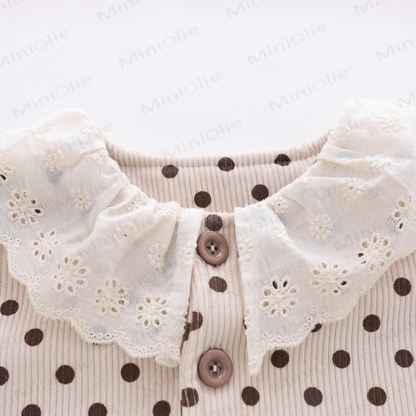 Baby Toddler Girl Flower Dot 2-piece Set - image 20