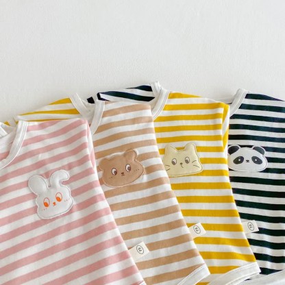 Baby Toddler Girl Animal Patch Stripe T-Shirt - image 10