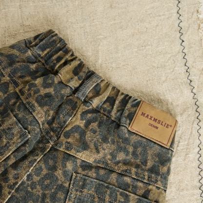 Kid Boy Leopard Print Jeans Pants - image 7